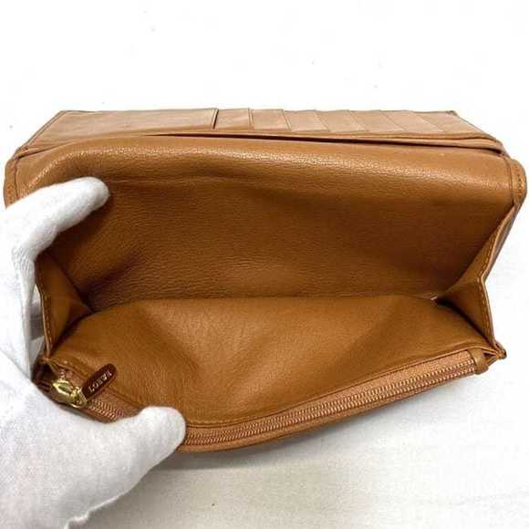 Loewe folio long wallet camel brown anagram nappa leather LOEWE ladies - Picture 8 of 10